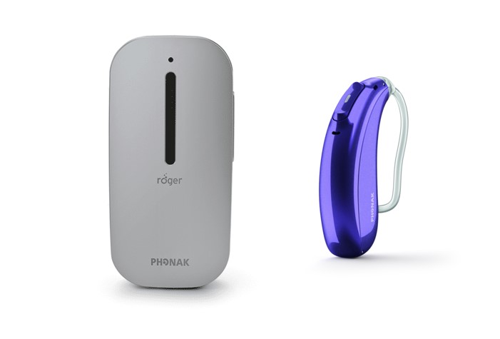 Phonak Roger Clip-On Microphone Transmitter & Focus II Rechargeable Receiver Kit